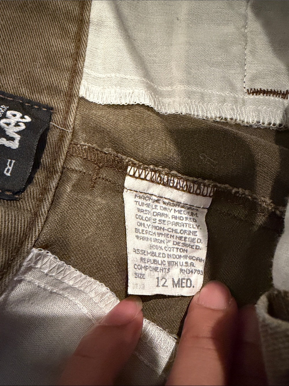 High-Rise Pleated Bermuda Shorts in Olive - Picture 4 of 5
